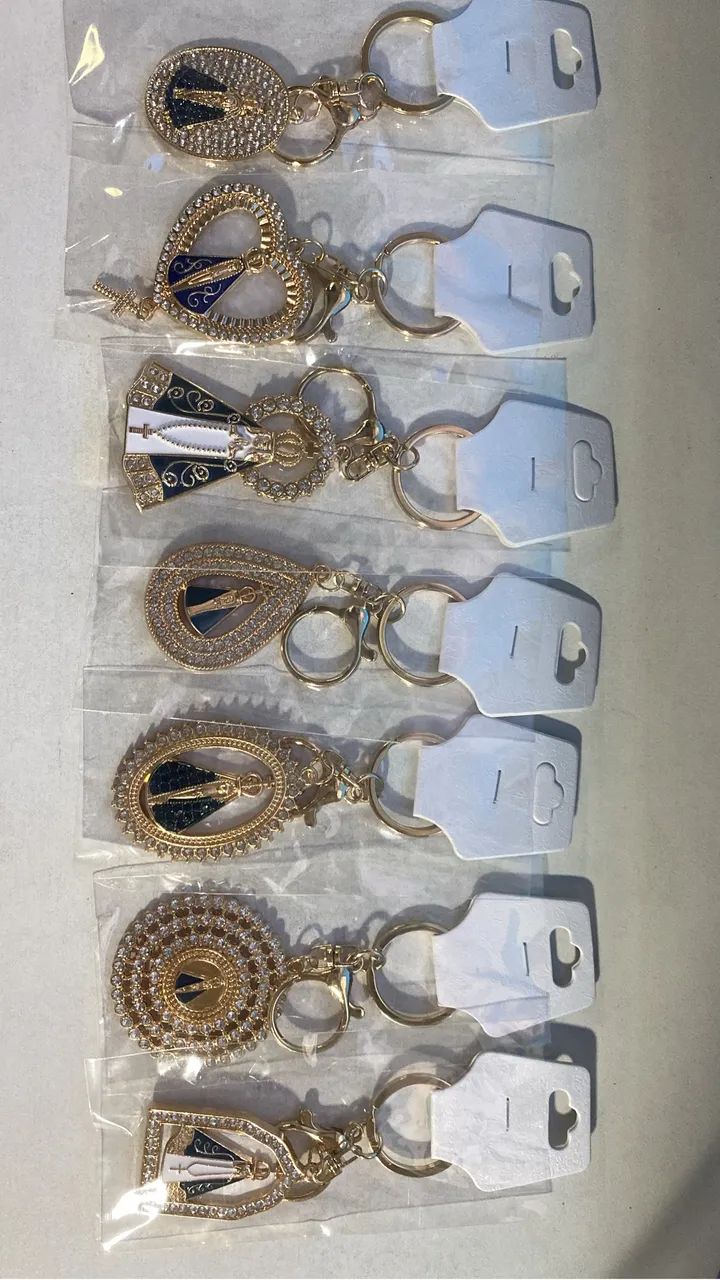 Nossa senhora auto colante e chaveiro - Foto 3