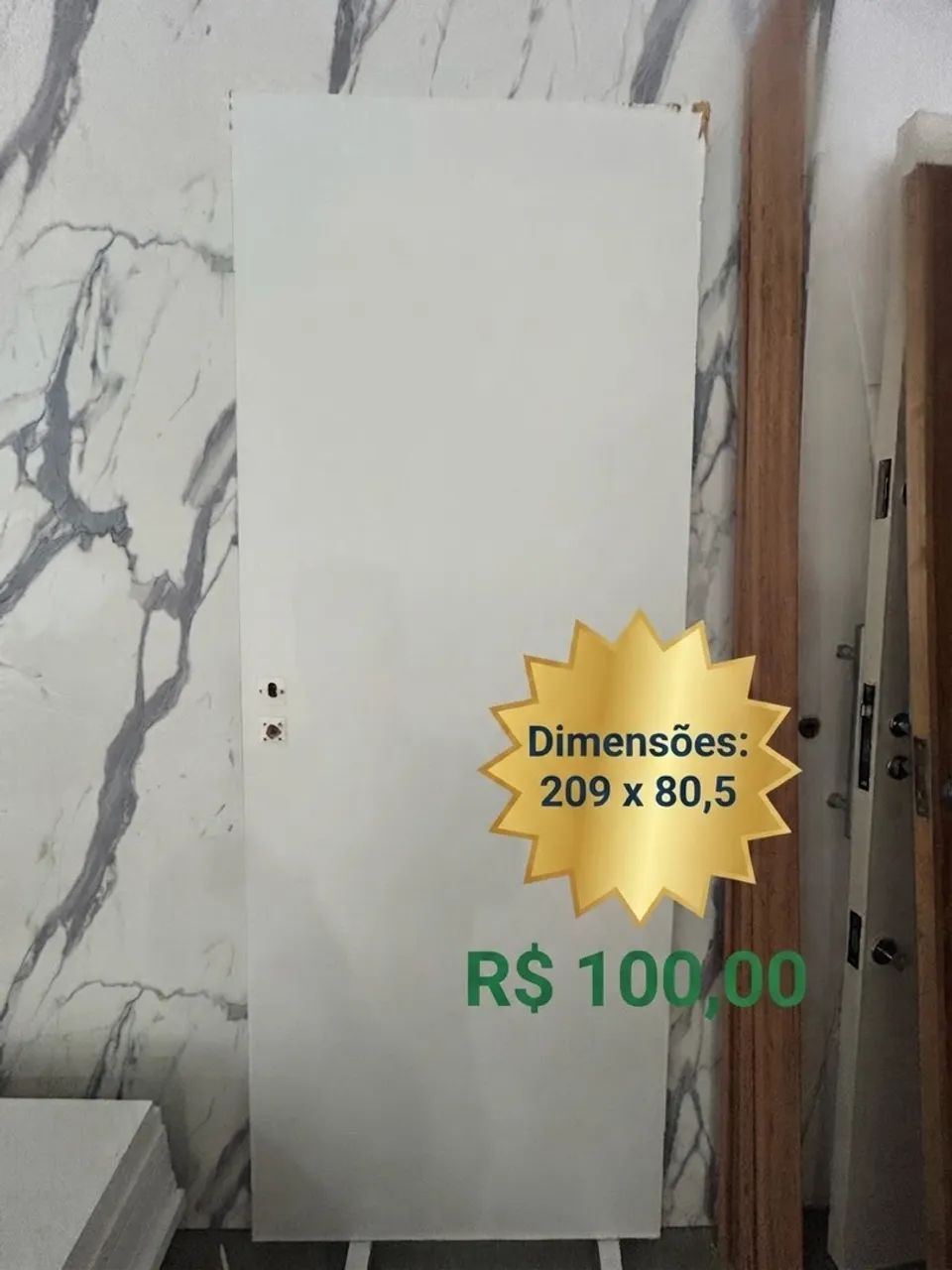 Porta interna usada giro e correr
