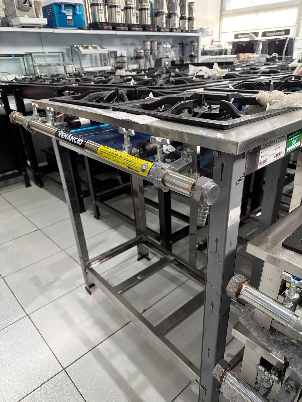Fogão industrial inox 2 bocas  - Foto 2