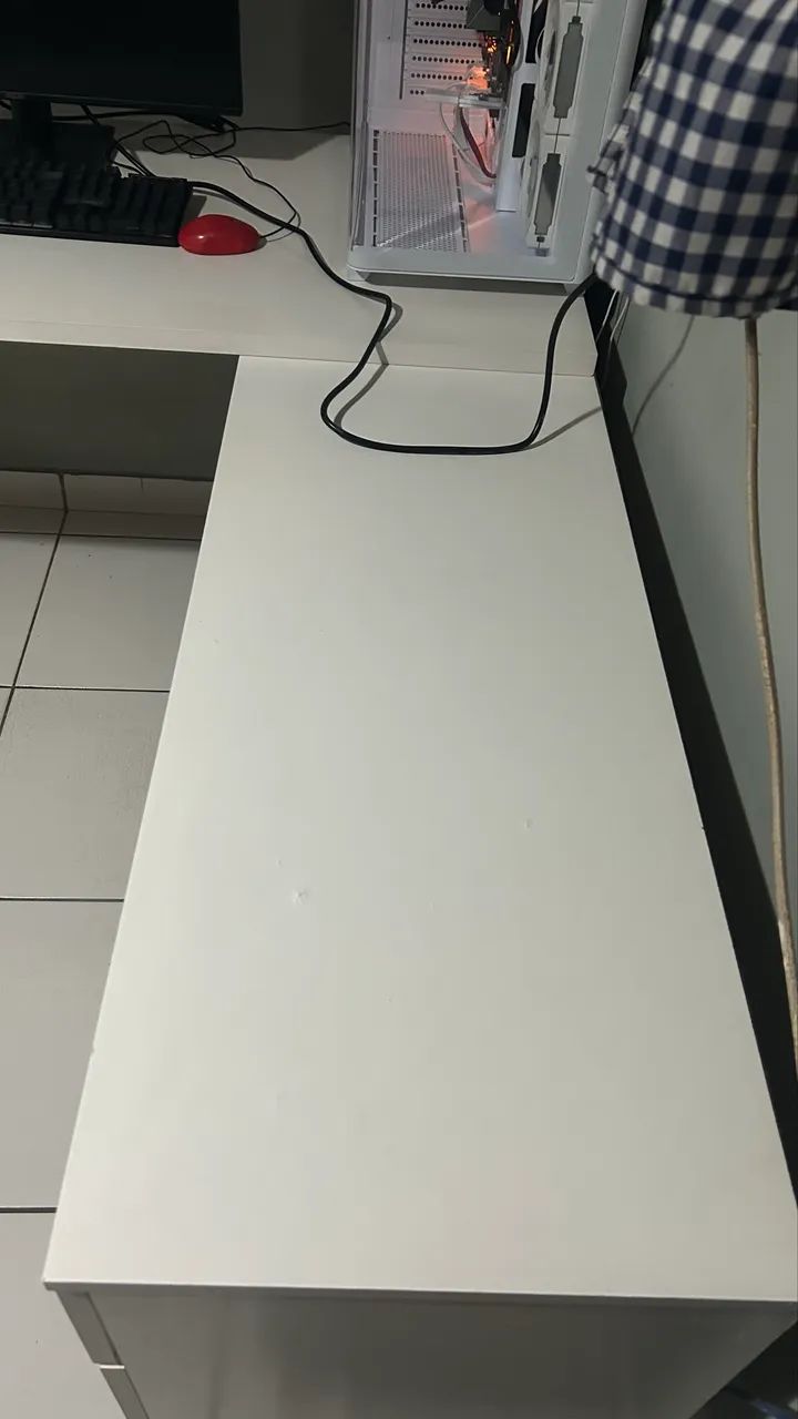 Mesa em L para escritório  - Foto 4