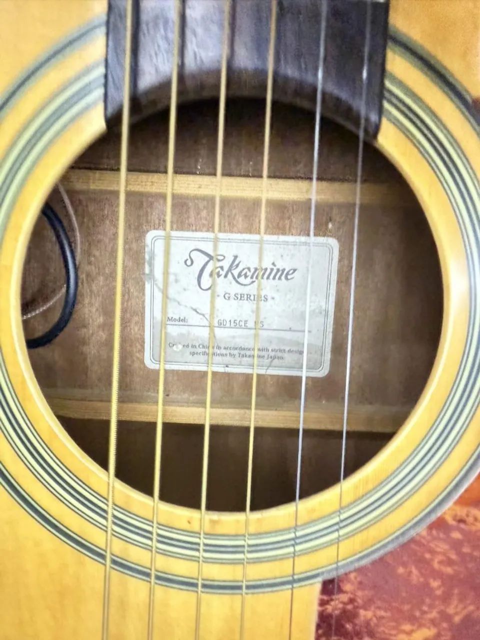 Takamine GD15CE Eletroacústico + Bag + Cordas Elixir - Foto 5