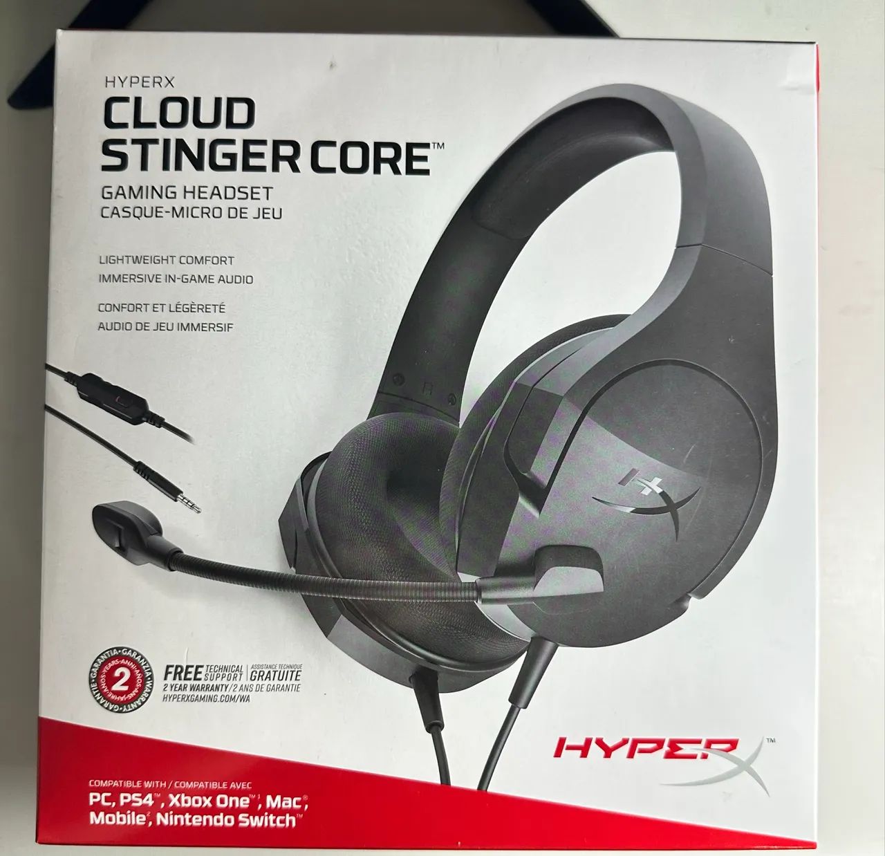 Headset HyperX Stinger Core - Compatível com PS4/Xbox One/PC com P2 (x2) - Foto 3