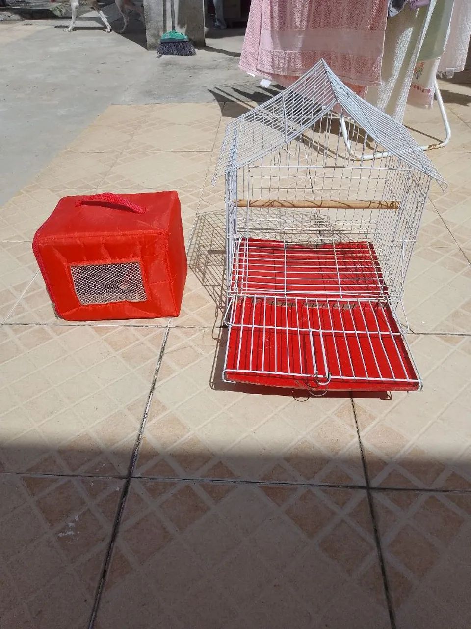 Kit gaiolas e transporte 