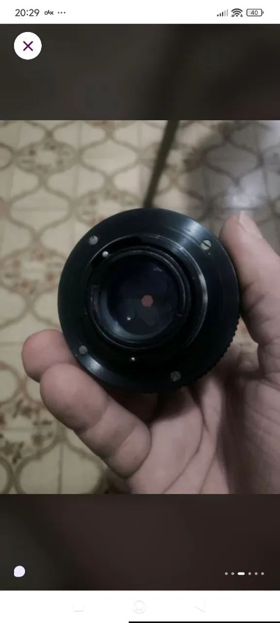 Lente Zenit Hélios 44M-6 58mm/1:2 em excelente estado de funcionamento  - Foto 3