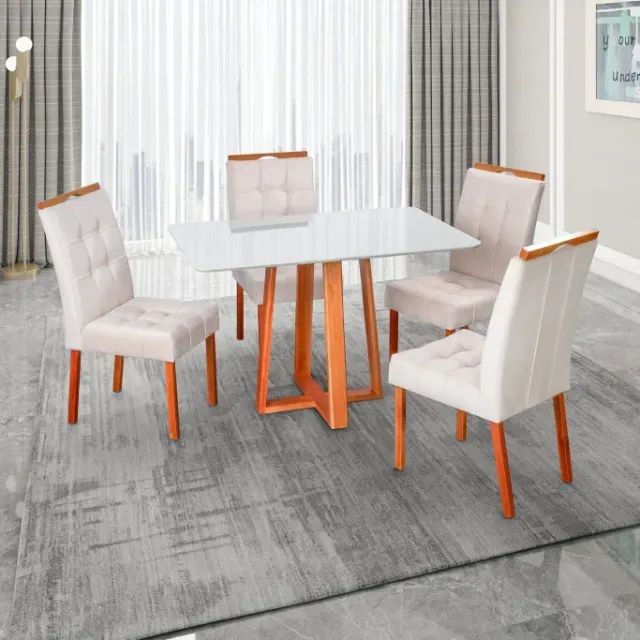 Mesa de jantar para 4 pessoas