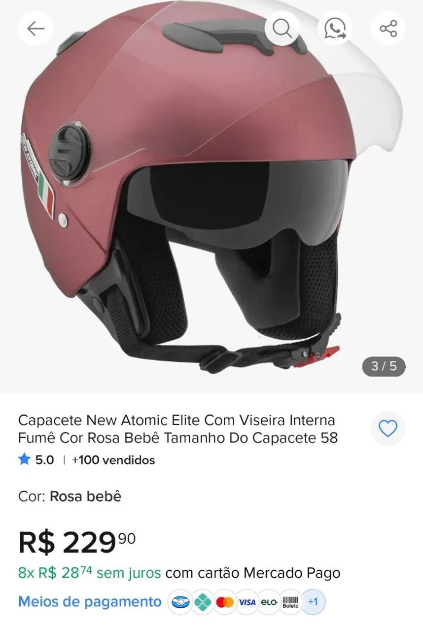 Capacete new atomic  - Foto 4