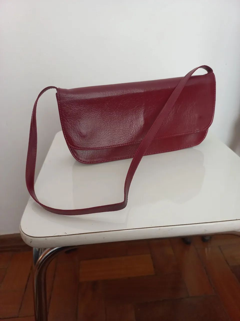 Bolsa de ombro vermelha (25x12) - Foto 2