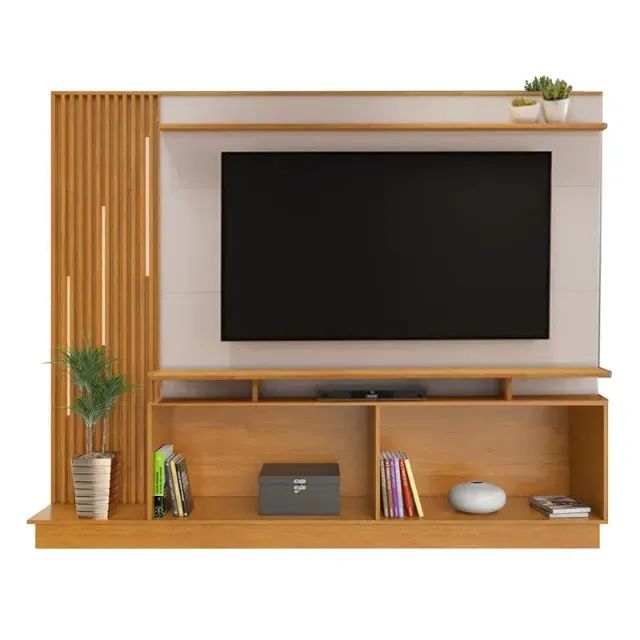 Rack Absoluto Cinamomo/Off Ripado C/ Led JCM - Entrega Rápida!  - Foto 2