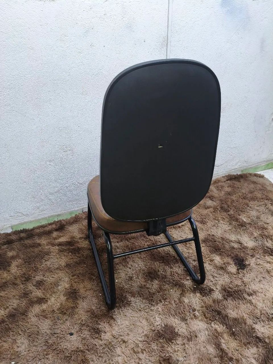 Cadeira Presidente Corano Marrom - Fixa  - Foto 3