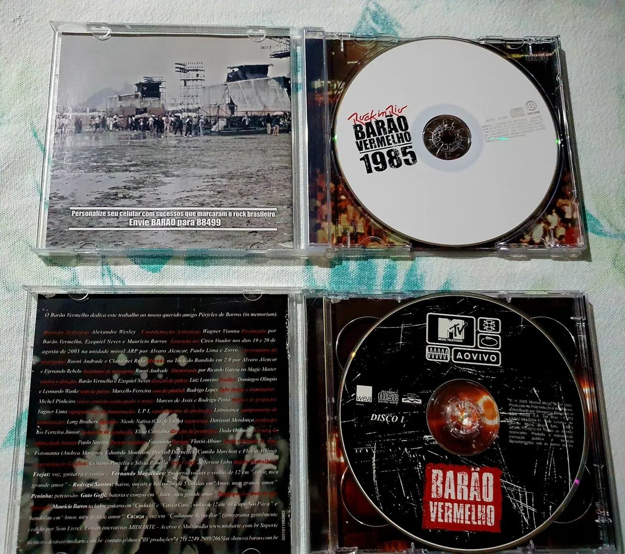 Lote com CDs Discografia Barão Vermelho com 4 CDs - Foto 4