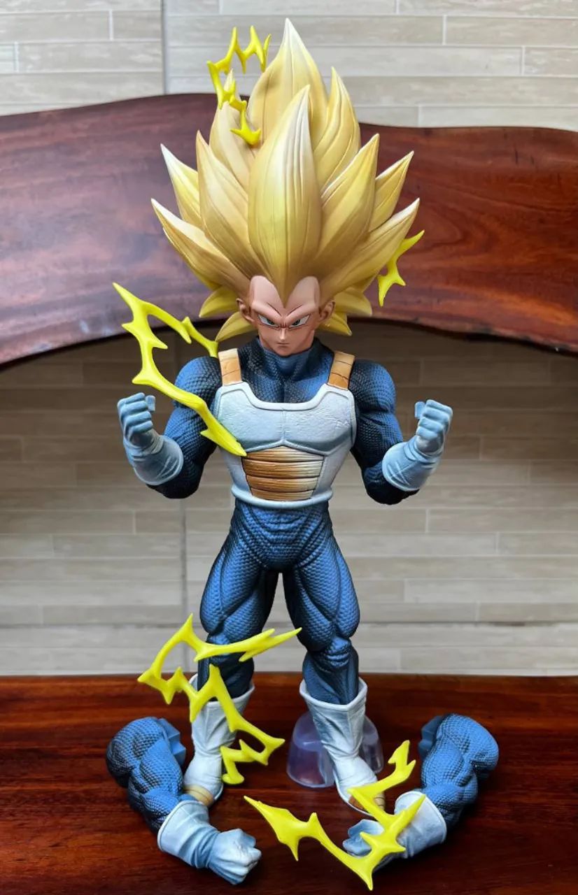 Action Figure Dragon Ball - Vegeta SJJ 3 33cm Com Effects - Foto 2