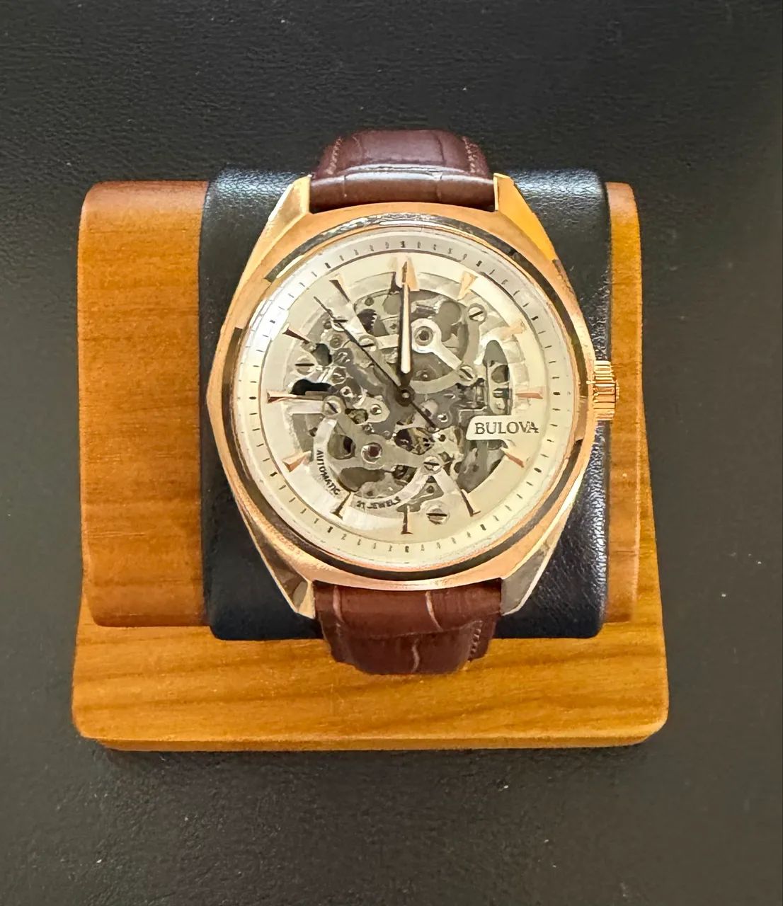 Relógio Bulova Skeleton Automático Novo - Foto 3
