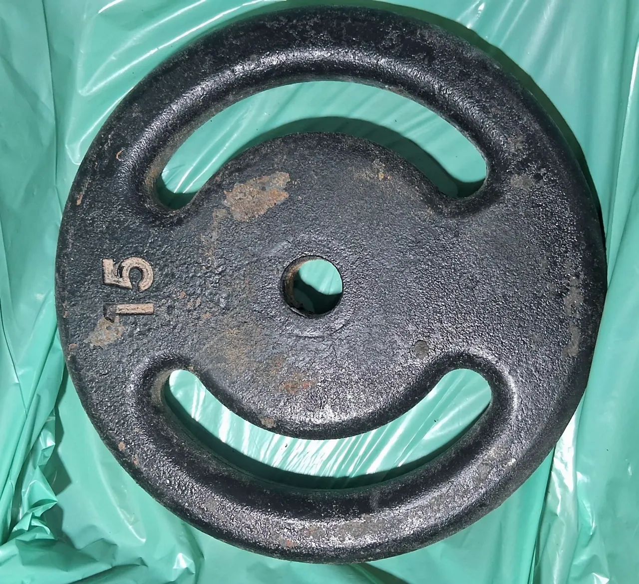 Vende_se  2 anilhas  de 15kg cada
