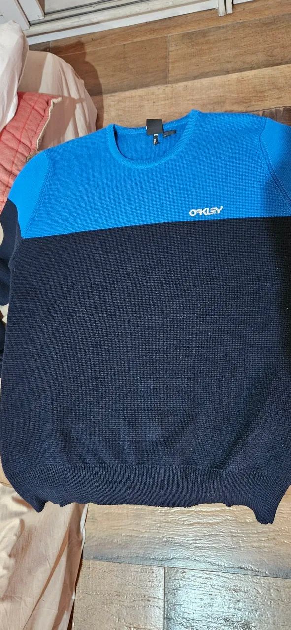 Blusa da Oakley Azul - Original  - Foto 4