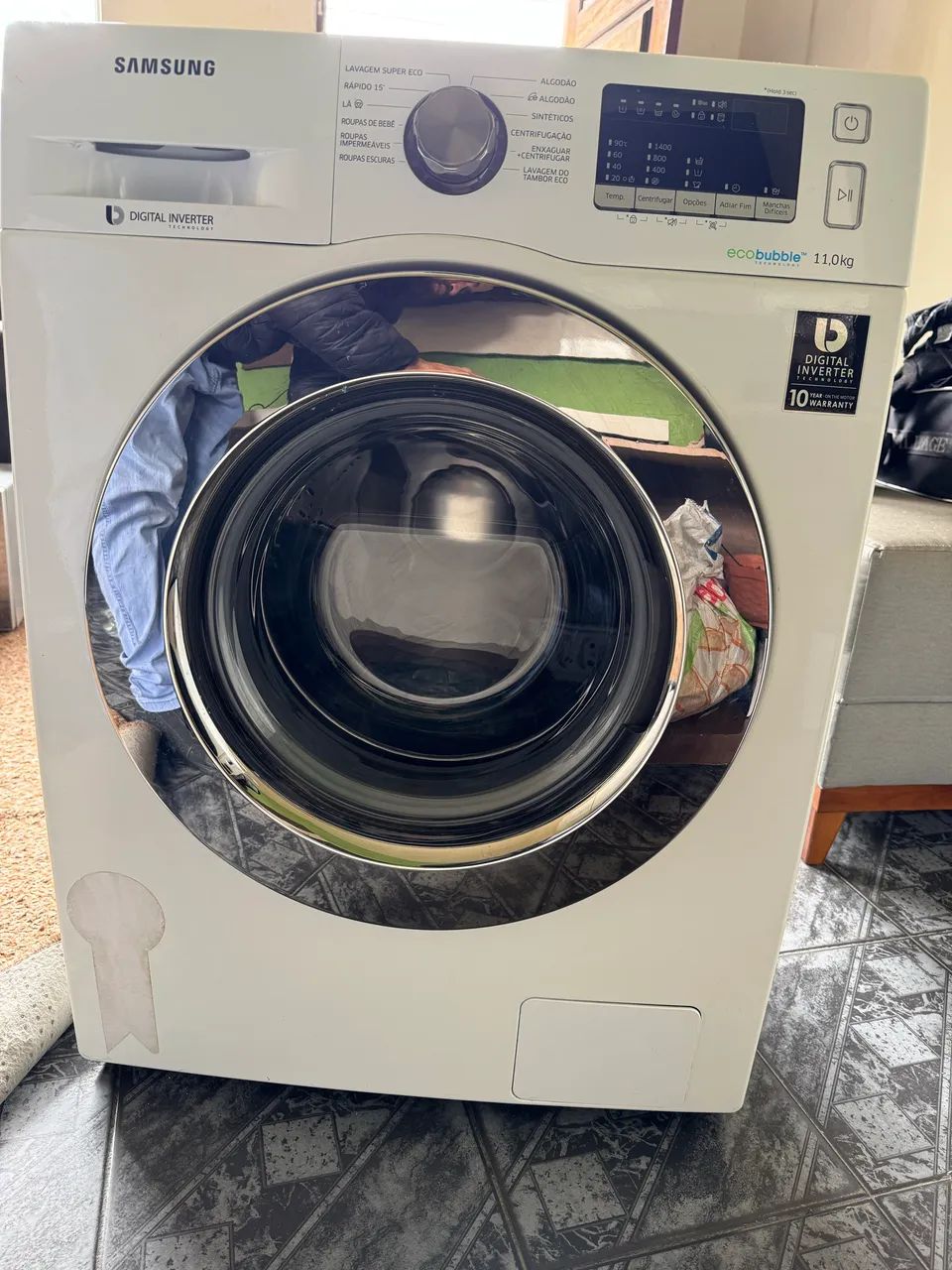 Lavadora de roupas Samsung 