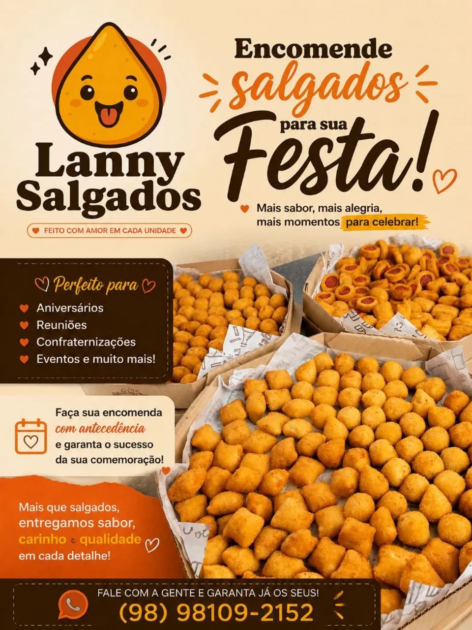 Salgados para Festa 