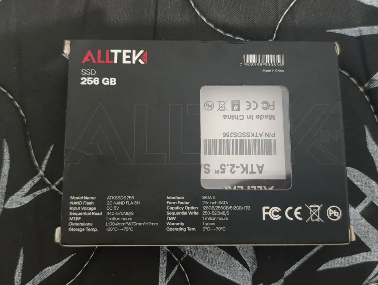 SSD sata 256 gb - Foto 2