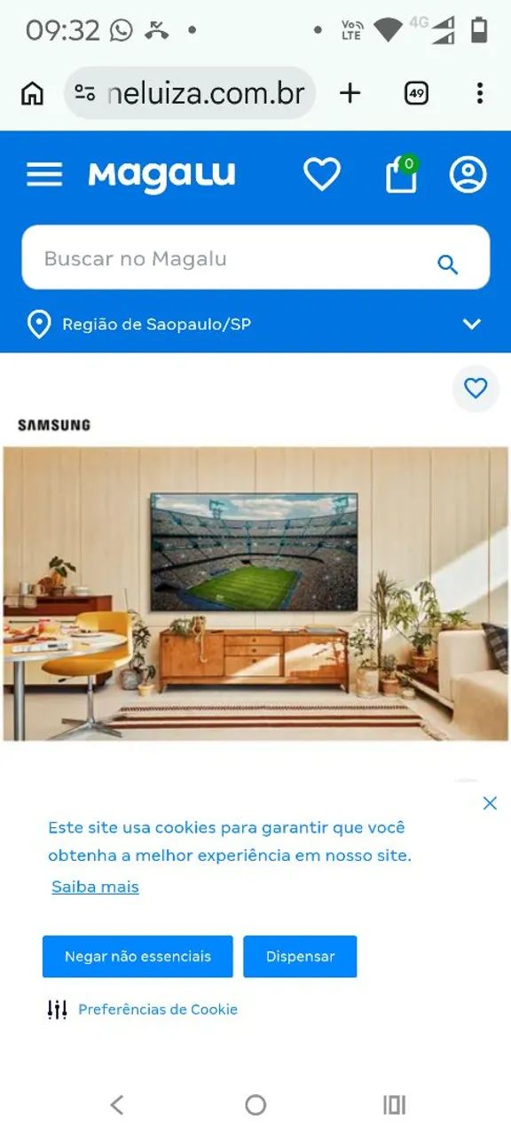 Vendo tv 55 polegadas  4 k nova - Foto 5