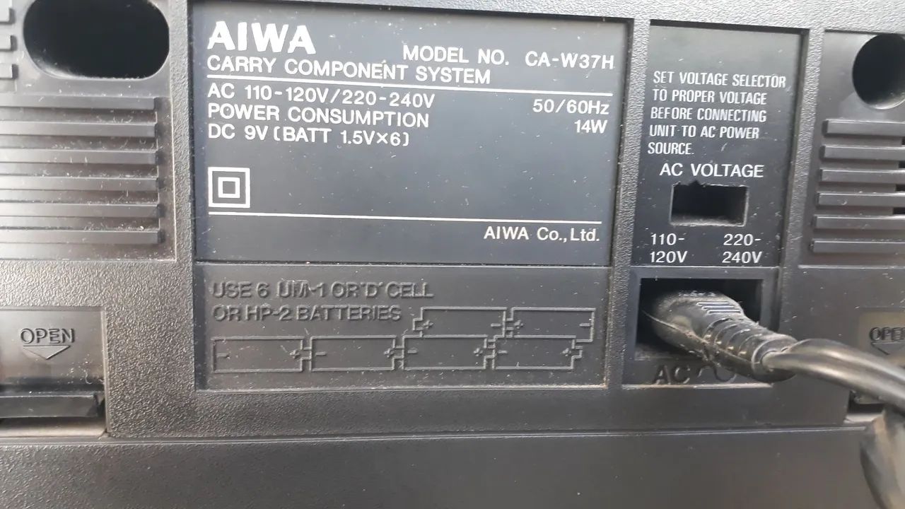 Micro sistem Aiwa mod. CA-W37H - Foto 5