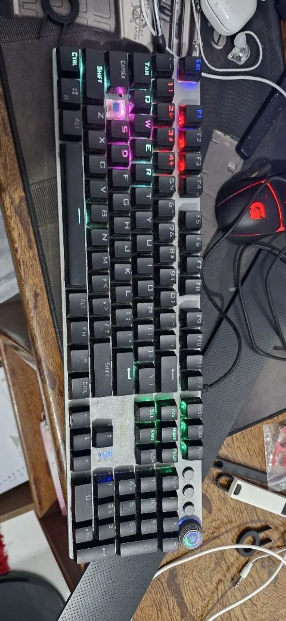 Teclado mecânico 100%, Switch Blue - Foto 2
