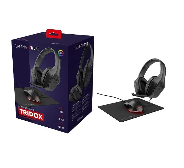 Conjunto Gamer 3 em 1 Tridox Trust
