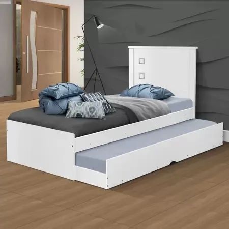 CAMA DE SOLTEIRO COM AUXILIAR  - Foto 2