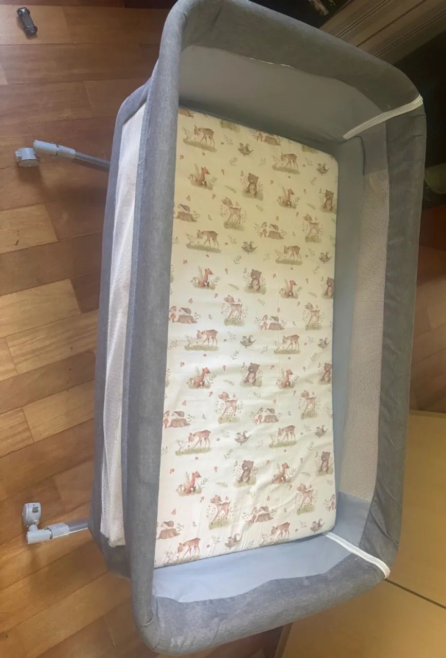 Berço Portátil Bebê Acoplado Co-Bed Kababy - Foto 4