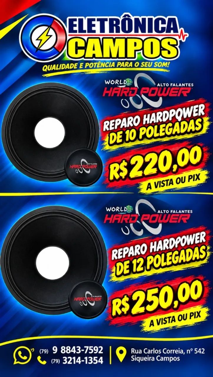 KIT REPARO HARD POWER 10'' & 12''