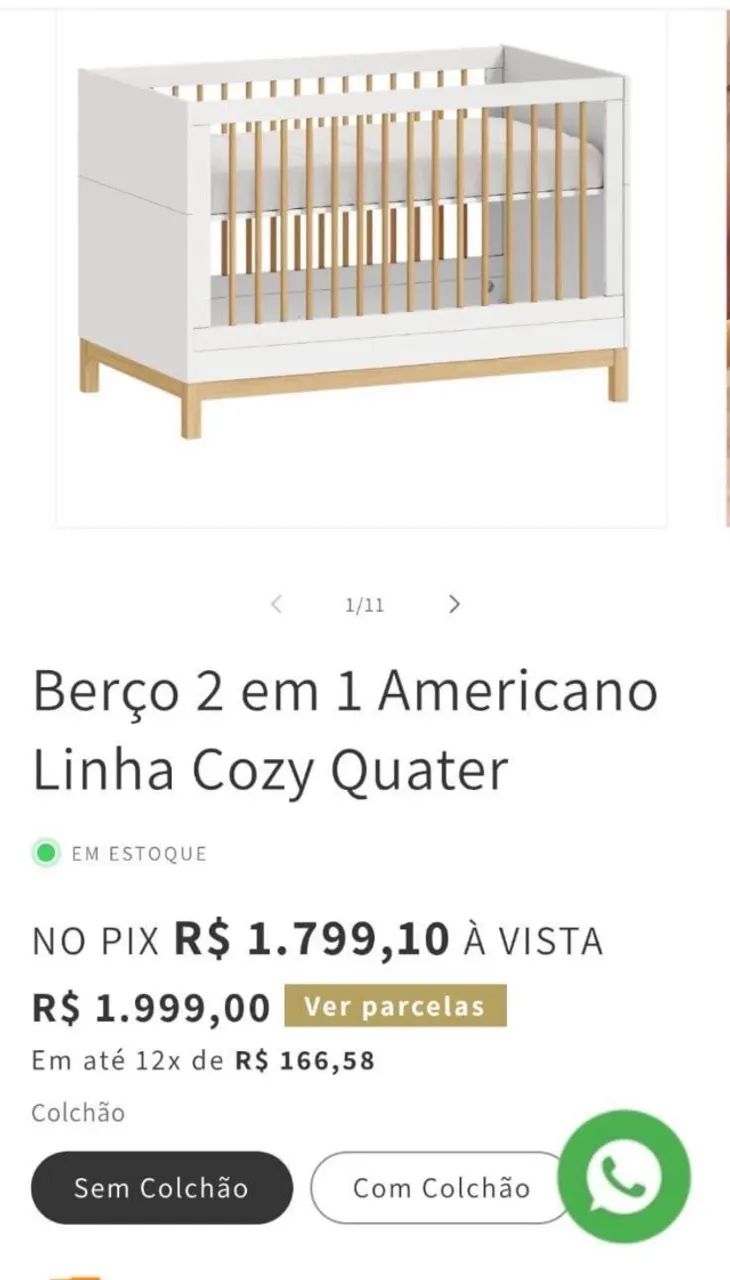 Berço que acompanha crescimento  - Foto 2