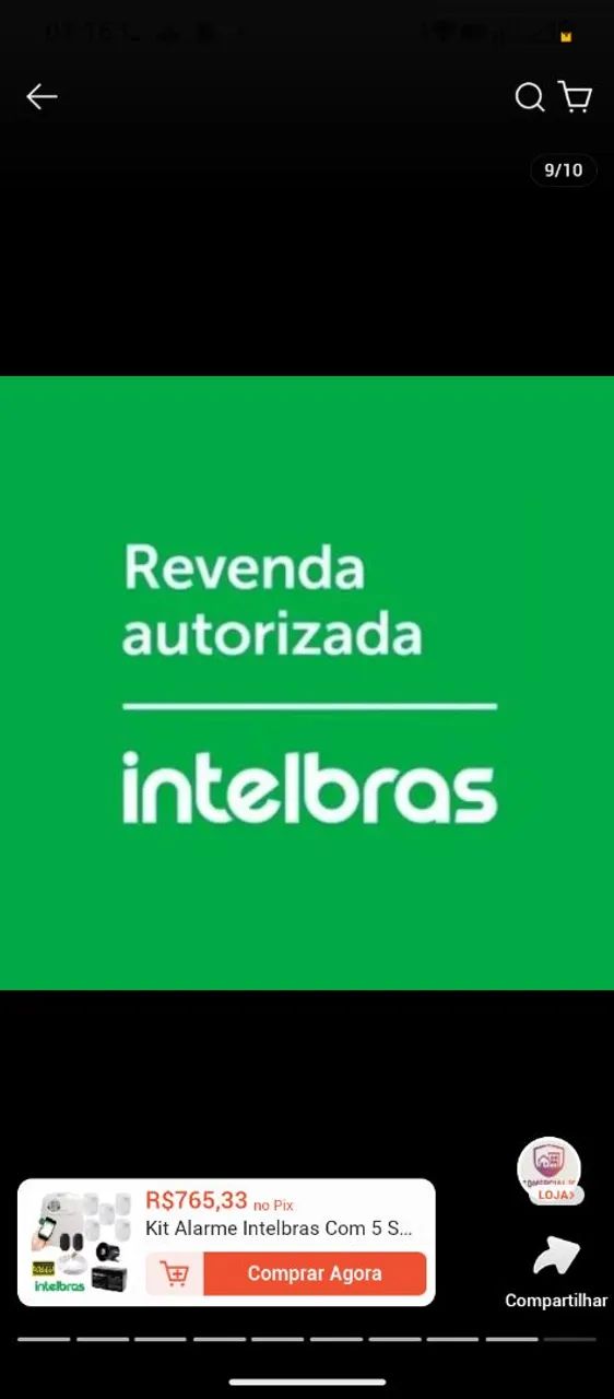 Kit alarme com sirene+ sensor e bateria - Foto 3