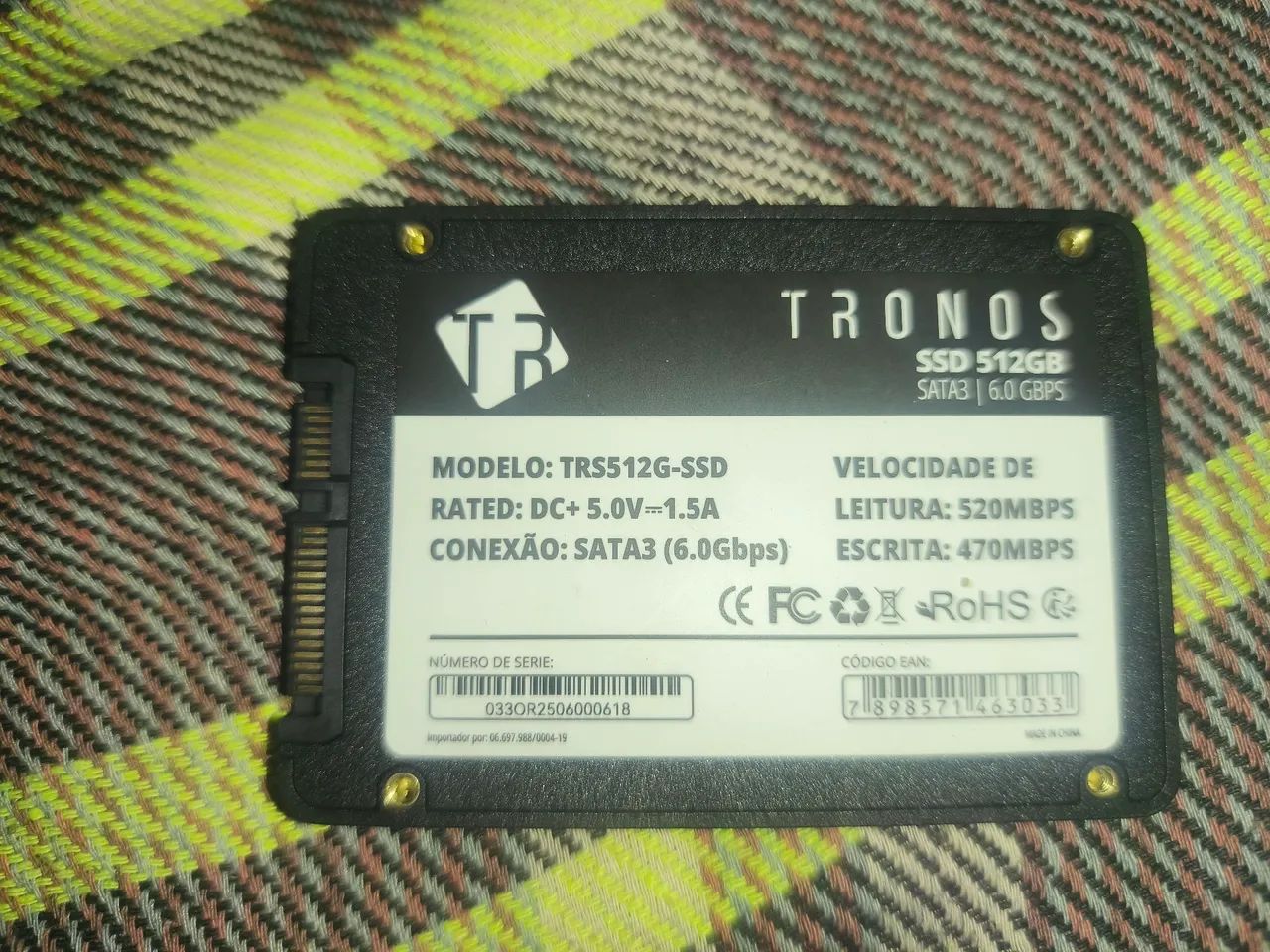 VENDO SSD 512GB TRONOS 