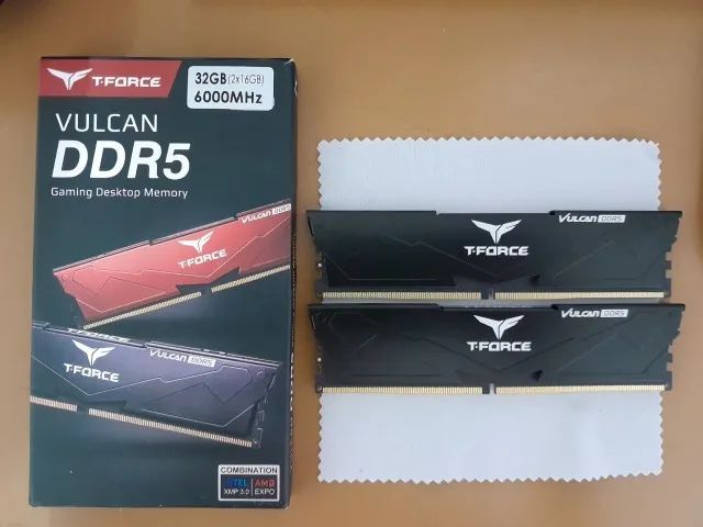 Memoria Ram T-force Vulcan Ddr5 32gb (2x16gb) 6000mhz Cl38 - Foto 2