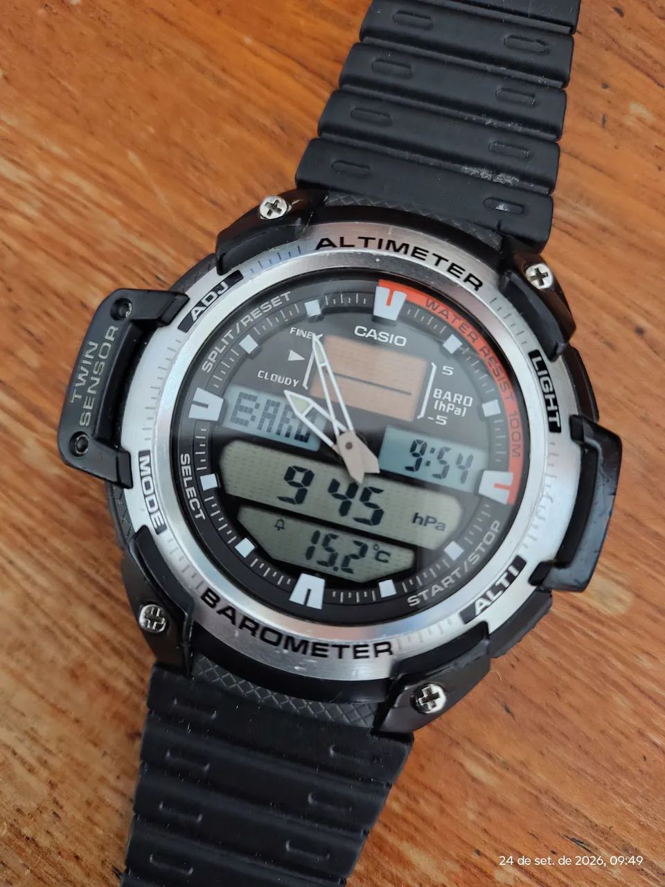 Relógio Casio SGW 400 funcionando perfeitamente. - Foto 3