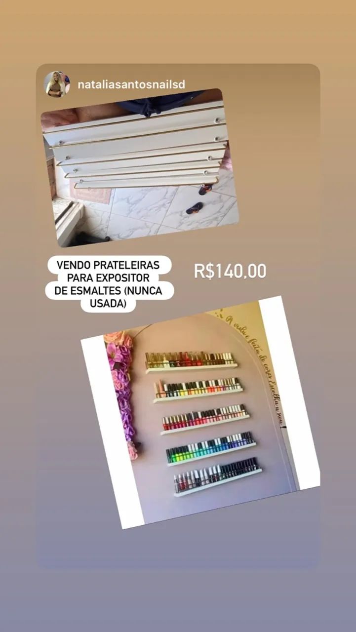Suporte para esmaltes 