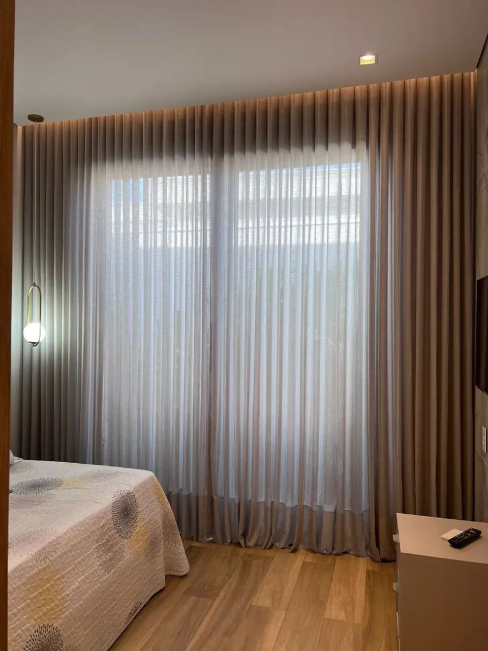 Decoração  com cortinas 