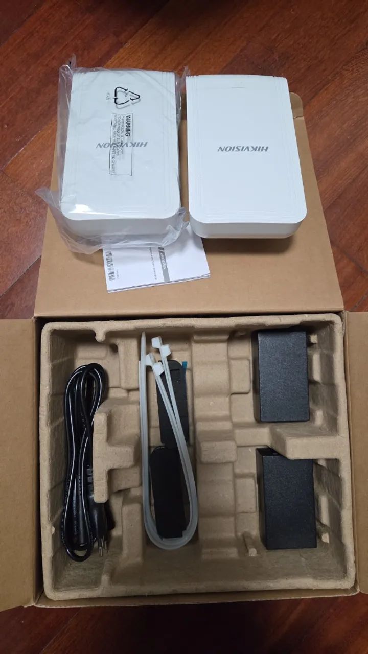 Kit 3x pares de rádios Hikvision DS-3WF02-5AC/D - Foto 3