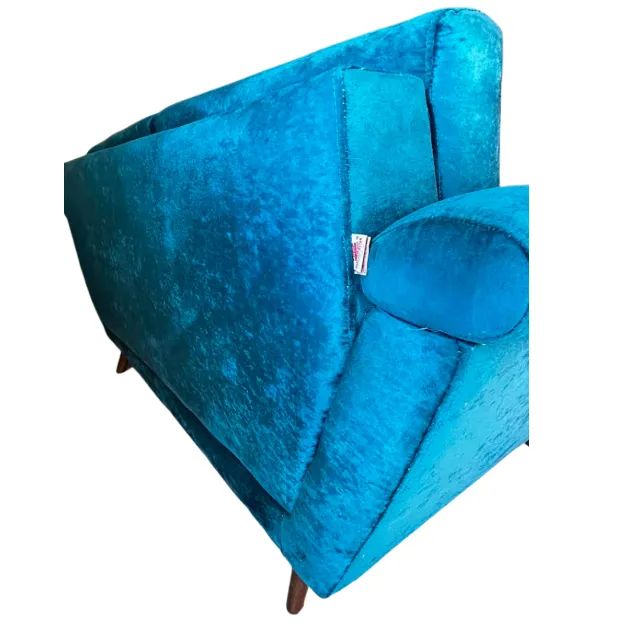 Sofá Azul de 3 lugares  - Foto 2