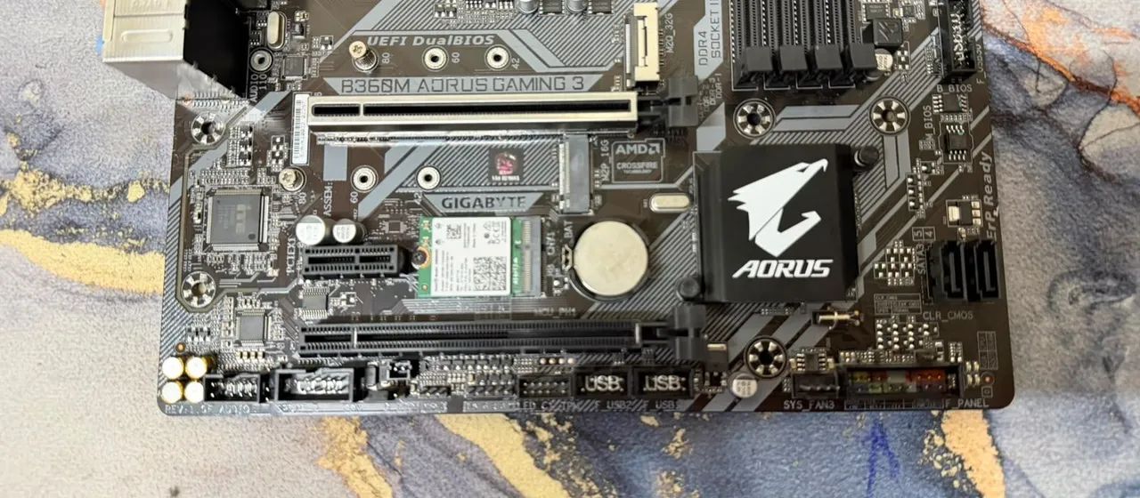 Kit placa intel i5 9600k <br>Placa AORUS B360M Gaming 3 - Foto 5