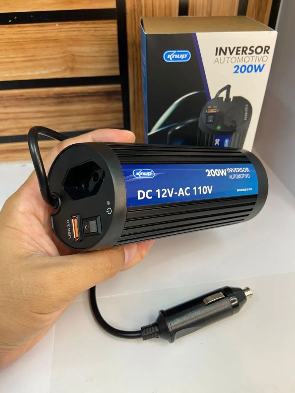 *INVERSOR AUTOMOTIVO 200W KNUP*