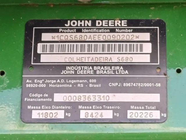 COLHEITADEIRA JOHN DEERE - S680 - Foto 5
