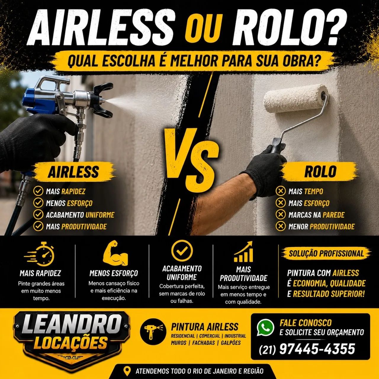 Aluguel de máquina e mão de obra 
