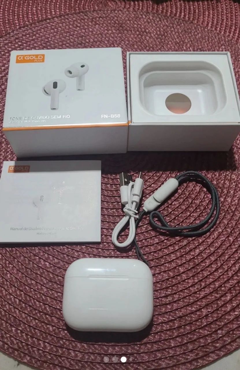 Fone Bluetooth (65$)Compatível Com Ios, Android, Samsung E iPhone Cor Branco B Basto - Foto 4