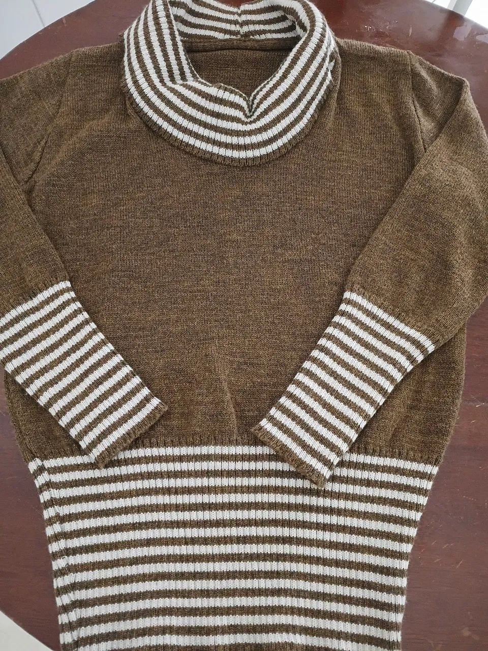 Blusa gola alta lã