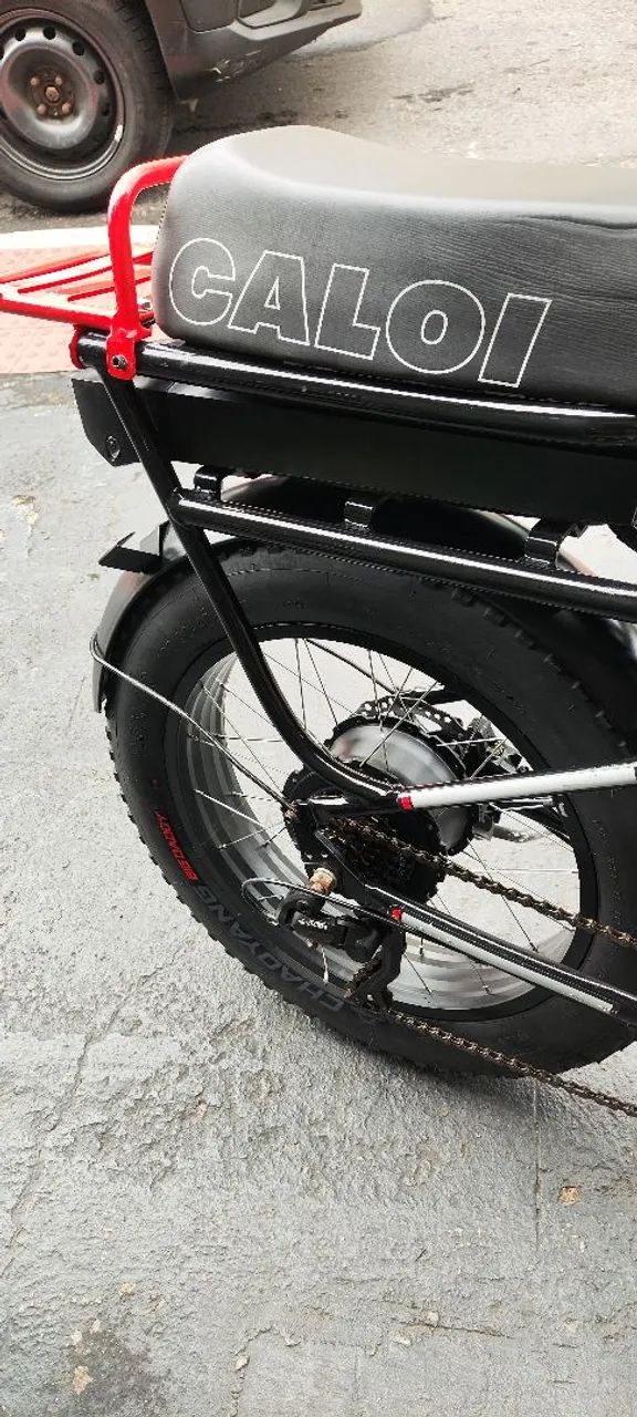 Bike Elétrica Mobylette CALOI - Foto 6