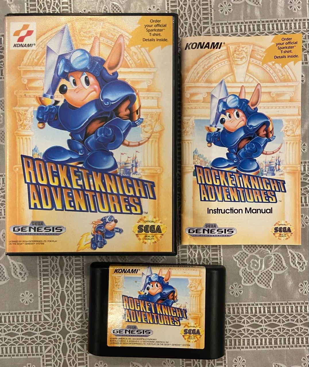 Jogo Mega Drive - Rocket Night Adventures