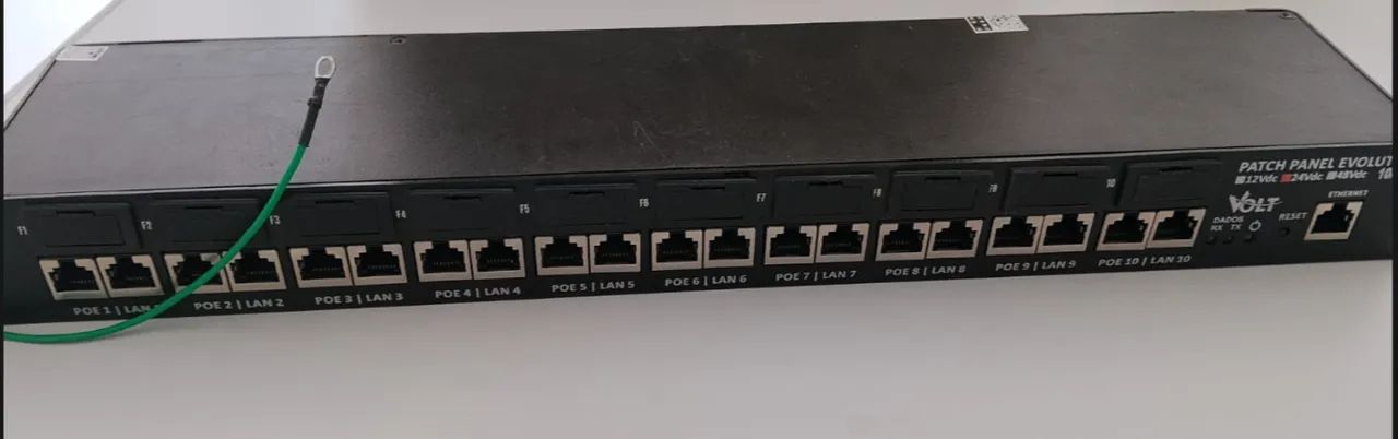 PATCH PANEL VOLT EVOLUTION POE 10 P 24v  10/100