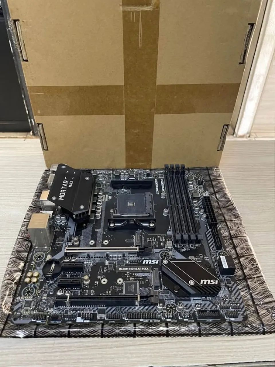 Placa Mãe Msi B450m Mortar Max AMD AM4
