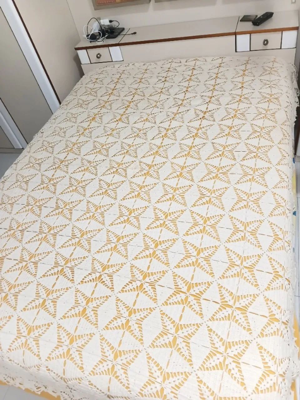 Colcha de crochê artesanal  - Foto 3