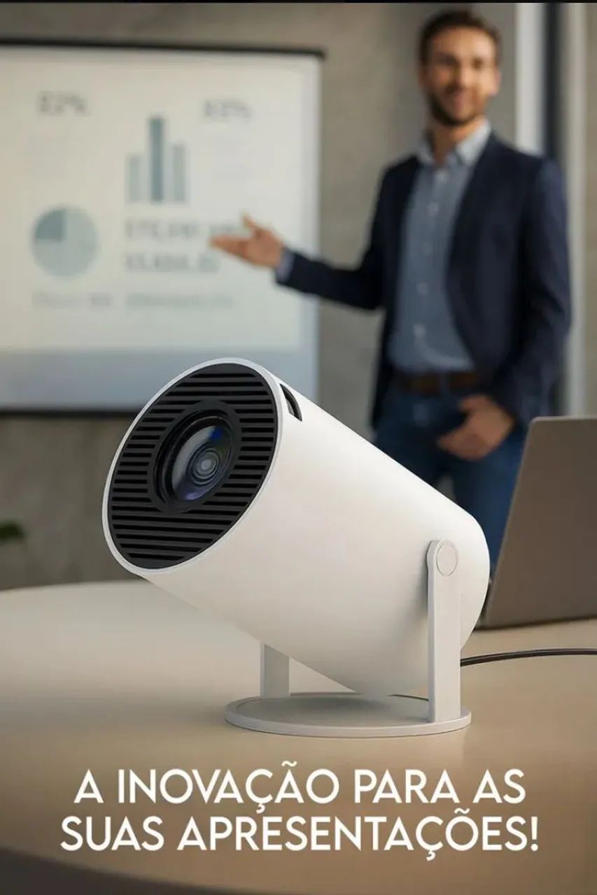 Projetor de imagem  4K com Wi-Fi e Bluetooth - Foto 2