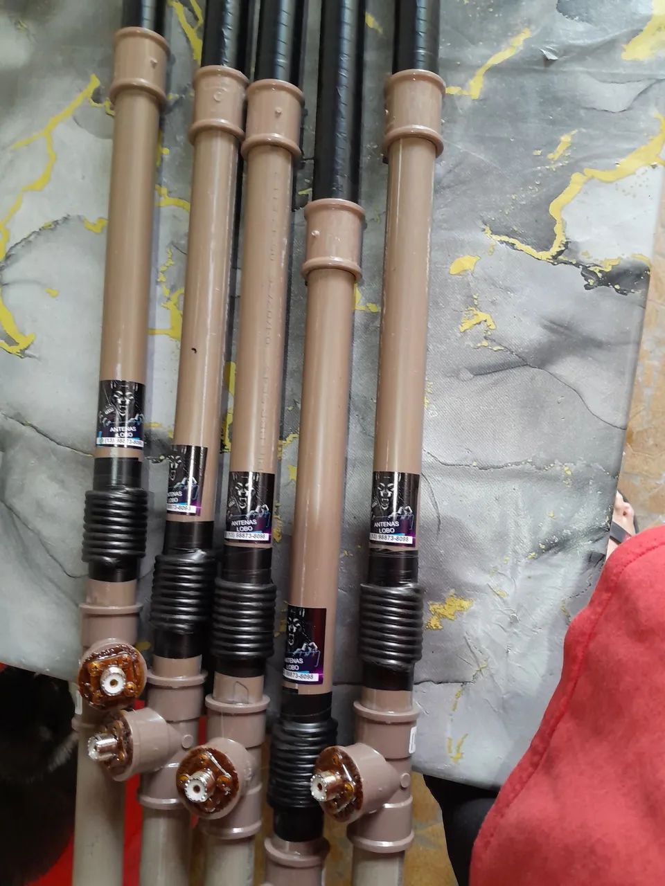 Antena dual band flower pot VHF e UHF  - Foto 4